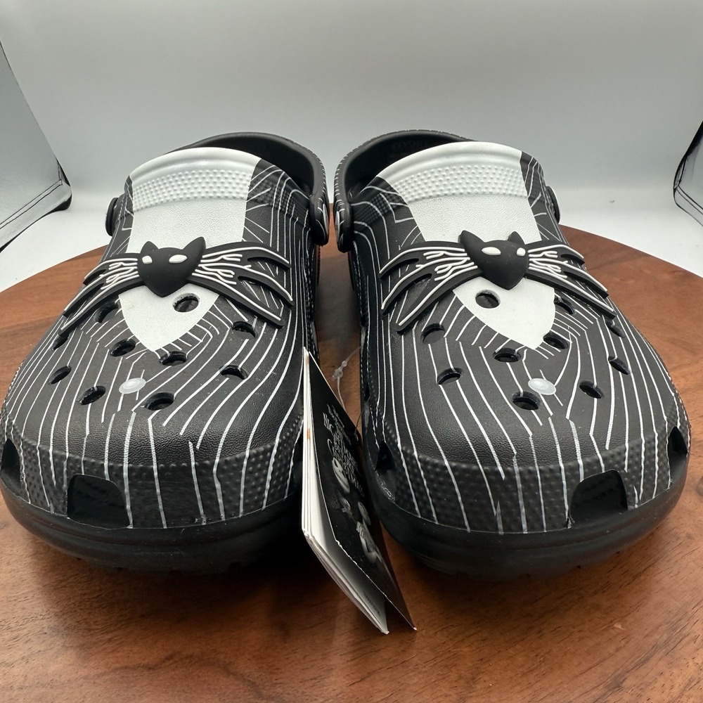 CROCS Nightmare Before Christmas Clogs Jack Skellington Disney Unisex ‎ M10/W12 - Picture 2 of 11